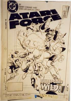 [Original art of AF #3 cover]
