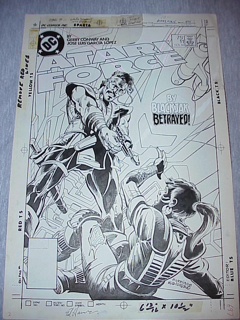 [Original art of AF #11 cover]