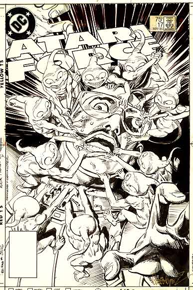 [Original art of AF #17 cover]
