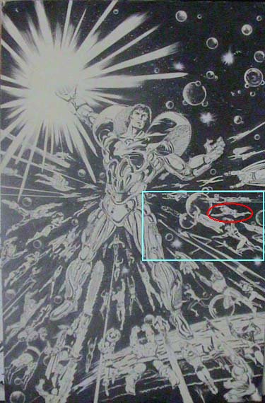 [Secret Wars II poster original art]