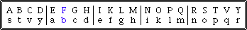 [ +4 Caesar 
substitution key: B=
