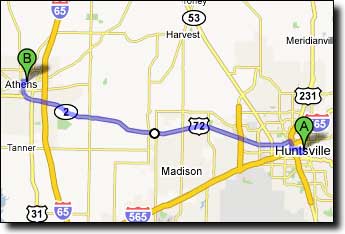 Directions to Athens State University Library