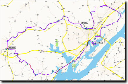 Bellefonte Cooling Towers Flyby map
