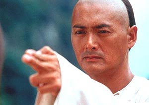 A veteran of numerous John Woo films, Chow Yun-Fat plays the warrior Li Mu Bai in ''Crouching Tiger, Hidden Dragon.''