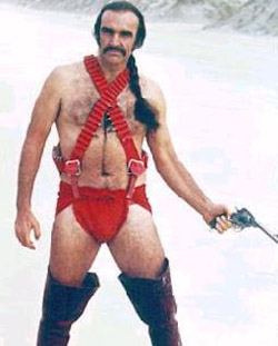 Sean Connery models prototype Depends undergarments.