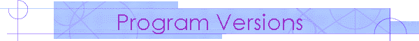 Program Versions