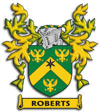 Roberts Family Crest                                                               click on the crest to go to my Roberts Genealogy site