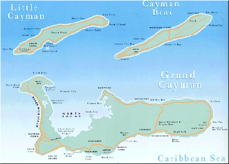 Cayman Islands Map Jpg