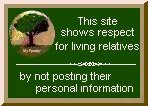 The Society Respects the Personal Information of the Individuals and Family Members identified on this site.