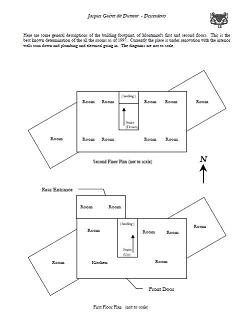 The Floorplans of the Montmirel Manor provided by Larry Dumont