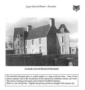 Front of the Montmirel Manor