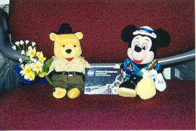 Mickey and Pooh