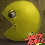 The Jace Hall Show logo with Pac-Man