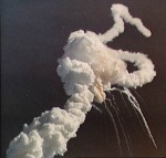 NASA image of Challenger explosion