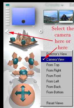 select camera view