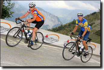Angie and Mark on l'Alpe d'Huez