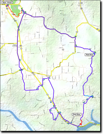 Greenway Cottonville 55 map
