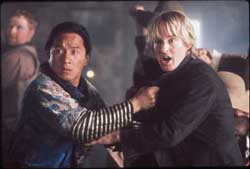 Jackie Chan and Owen Wilson team for ''Shanghai Noon.''