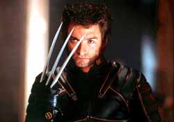 Hugh Jackman as Wolverine in ''X-Men''