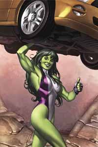 She-Hulk art by Adi Granov.