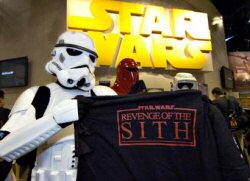 Lucasfilm revealed the title of the next ''Star Wars'' movie, ''Star Wars: Episode III — Revenge of the Sith,'' at San Diego Comic-Con International.