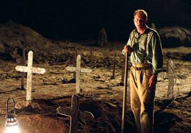 Stellan Skarsgard digs up evil in ''Exorcist: The Beginning.''