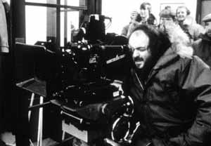 Stanley Kubrick, shown on the set of his 1980 film, ''The Shining,'' seldom appeared in public or gave interviews.