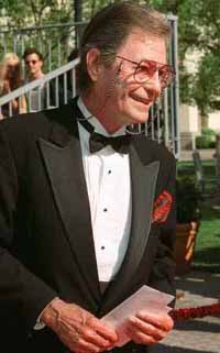Actor DeForest Kelley arrives at the 'Star Trek: 30 Years and Beyond,' tribute at Paramount Studios in Los Angeles Oct. 6, 1996 in this file photo.
