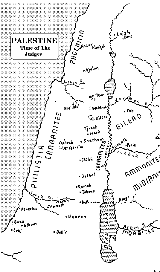 Palestine - Time of the Judges bs-map05.gif