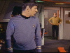 Kirk and Spock on bridge