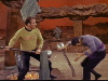 Kirk and Spock in combat