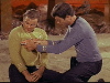 McCoy giving Kirk an injection