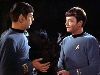 McCoy, Spock, and baby