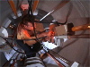 Kirk in Jeffries tube