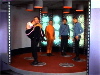 Landing party on transporter platform