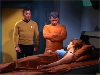 Kirk, Dr. Coleman and Janice in sick bay