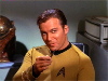Kirk holding fingernail file