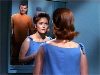 Janice looking in mirror