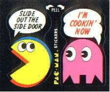 Pac-Man Sticker #6: I'm eatin'
everything in sight!