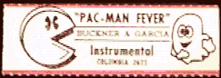 Pac-Man Fever jukebox label