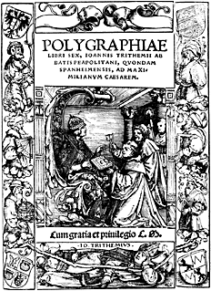 Polygraphiae title page, small