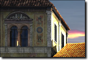 Building from Verona in color