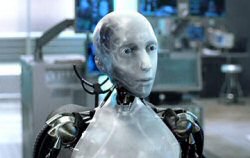 A unique robot named Sonny is at the center of a murder mystery in ''I, Robot.''